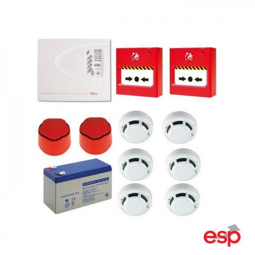 ESP FLK2P 2 Zone Conventional Fire Alarm Kit