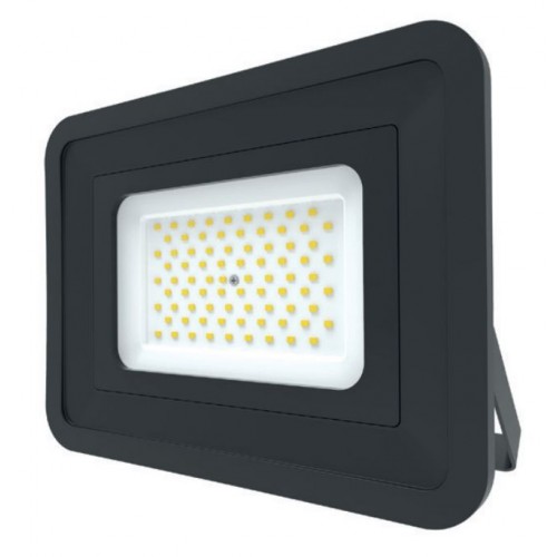 LED Basic Black Aluminium Floodlight 4000K 70w