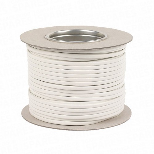 1.5mm 3183Y 3 Core White PVC Flex Cable (50 Metre Drum)