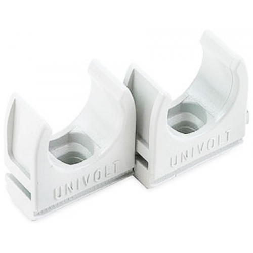 Univolt CL20WH Conduit Clip 20mm White