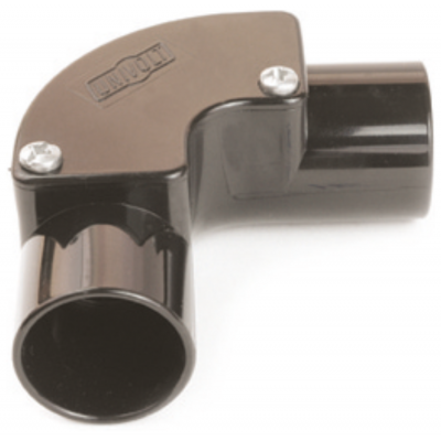 Univolt IE20BK Conduit Inspection Elbow 20mm Black
