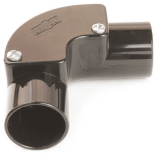 Univolt IE20BK Conduit Inspection Elbow 20mm Black