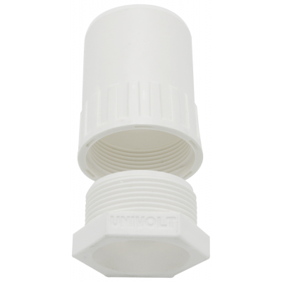 Univolt AFT/MBS20WH Female Thread Adaptor 20mm White