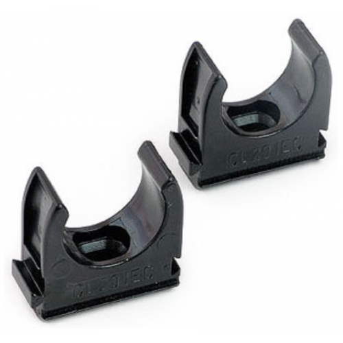 Univolt CL20BK Conduit Clip 20mm Black