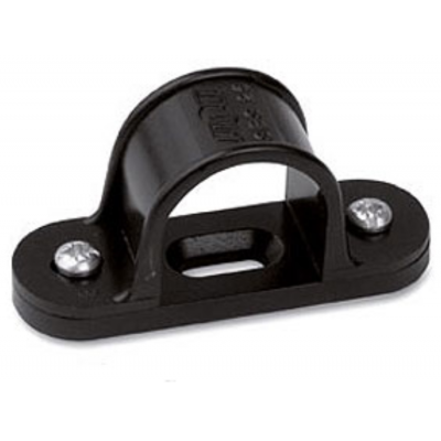 Univolt SBS25BK Conduit Spacer Bar Saddle Clip 25mm Black