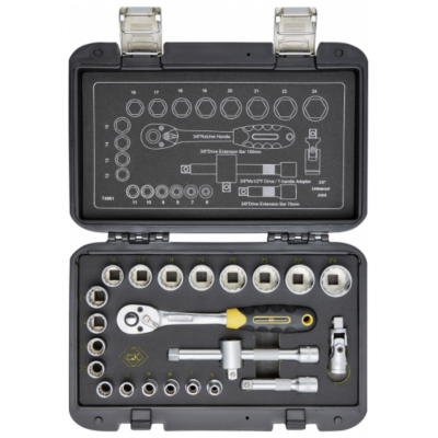 CK T4661 3/8in Sure Drive Socket Set 23 Piece
