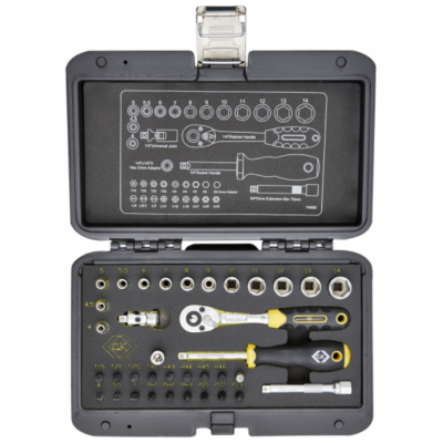 CK T4660 1/4in Sure Drive Socket Set 36 Piece