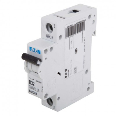 Eaton EAD32B MCB SP Type B 32A Grey