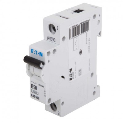 Eaton EAD50B MCB SP Type B 50A Grey