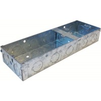 GreenBrook DB3512 Galvanised Dual Back Box 35mm