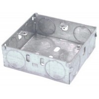 GreenBrook 135 Galvanised Back Box 1 Gang 35mm
