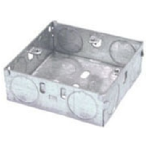 GreenBrook 116 Galvanised Back Box 1 Gang 16mm