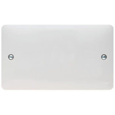 Hager Sollysta WMP2 Blanking Plate 2 Gang White