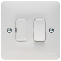 Hager Sollysta WMSSU83 Double Pole Switched Spur 13A