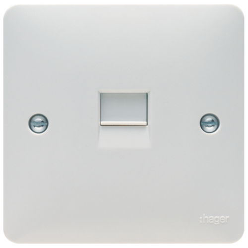 Hager Sollysta WMRJ45 RJ45 Data Socket 1Gang