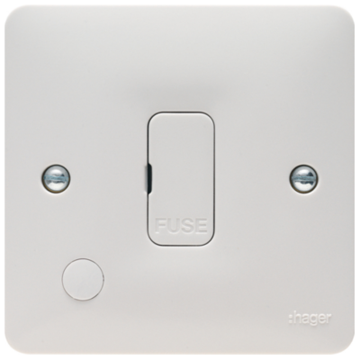 Hager Sollysta WMSU83FO Unswitched Fused Spur & Flex Out 13A