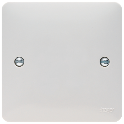 Hager Sollysta WMP1 Blanking Plate 1 Gang White