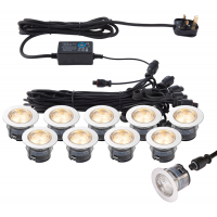Saxby 73349 Ikon Pro Light Kit 10 x 0.75W 45mm IP67