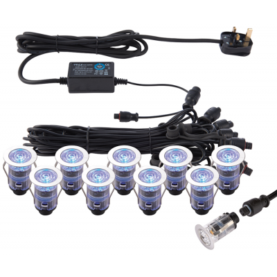Saxby 76615 Ikon Pro Light Kit 10 x 0.75W 25mm IP67