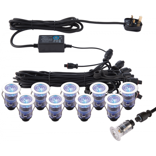 Saxby 76615 Ikon Pro Light Kit 10 x 0.75W 25mm IP67