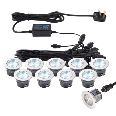 Saxby 76617 Ikon Pro Light Kit 10 x 0.75W 45mm IP67