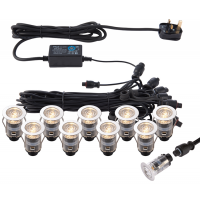 Saxby 73347 Ikon Pro Light Kit 10 x 0.75W 25mm IP67
