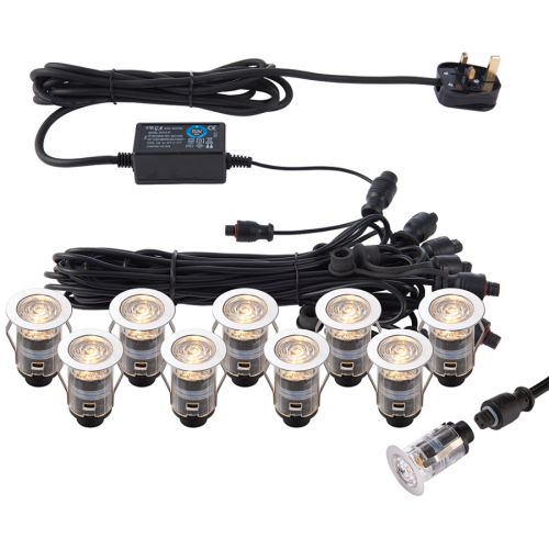 Saxby 73347 Ikon Pro Light Kit 10 x 0.75W 25mm IP67