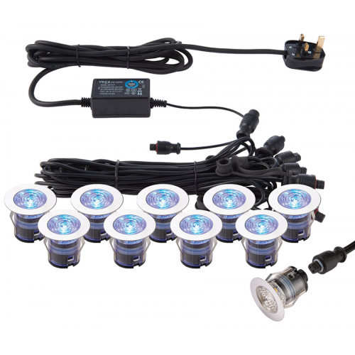 Saxby 76616 Ikon Pro Light Kit 10 x 0.75W 35mm IP67