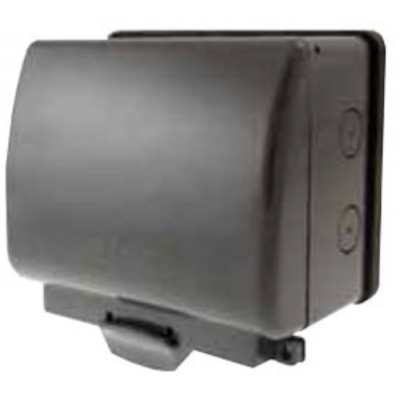 Click OA502AG 2Gang Weatherproof Socket Enclosure