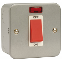 Click CL201 Cooker Switch 1Gang Neon 45A
