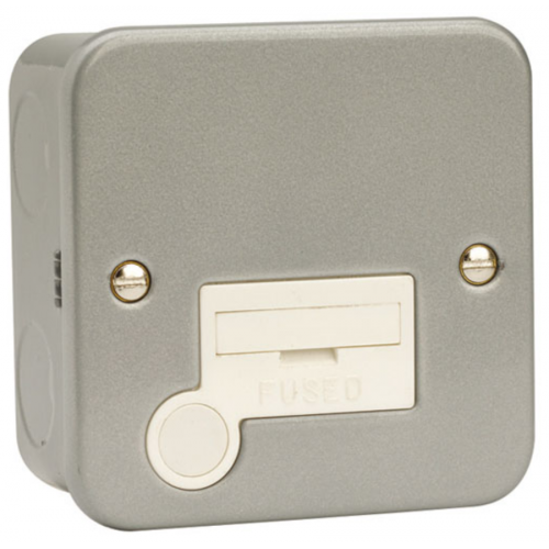 Click CL050 Connection Unit Spur Flex Out 13A Metal Clad