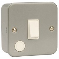 Click CL022 Switched Connection Unit & Flex Out 20A Metal Clad