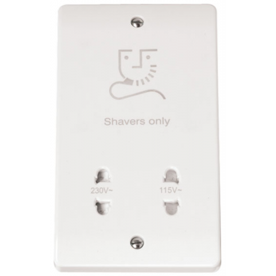 Click CMA100 Shaver Socket 115/230V