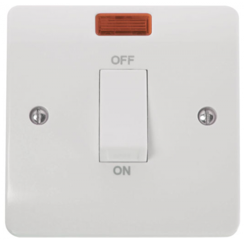 Click CMA501 Switch Double Pole + Neon 45A