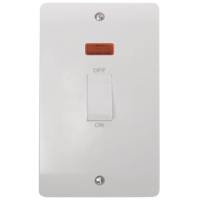 Click CMA503 Switch DP Double Plate + Neon 45A White
