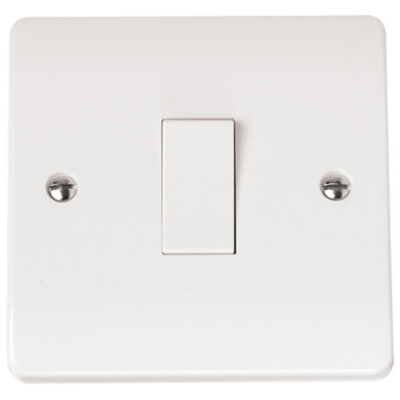 Click CMA011 Plate Switch 1Gang 2Way 10A