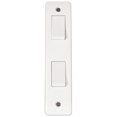 Click CMA172 Architrave Switch 2Gang 2Way