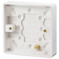 Click CMA080 Surface Pattress 1Gang 16mm White