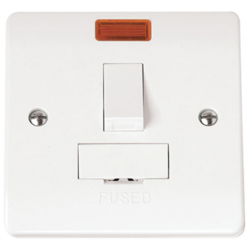 Click CMA652 Switched Connection Unit Spur Neon 13A