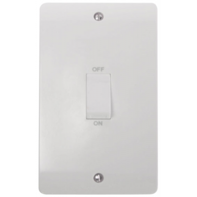 Click CMA502 Switch Double Pole Double Plate 45A