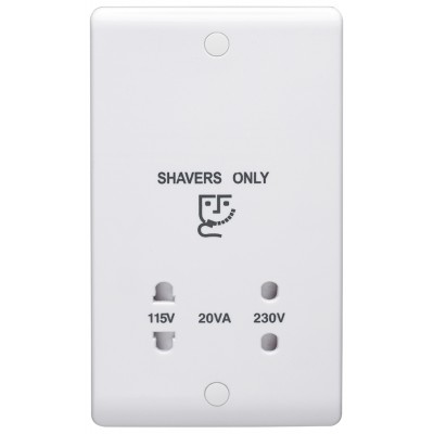 Volex D9800NR Shaver Socket 20VA