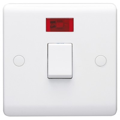 Volex D1060NR Switch 1Gang DP & Neon 20A