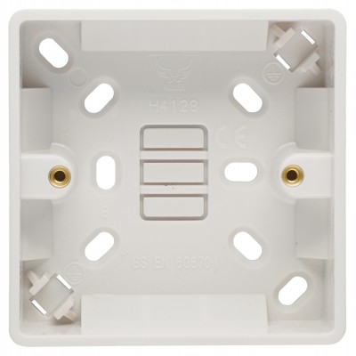 Volex D9409NR Surface Pattress 1Gang 29mm