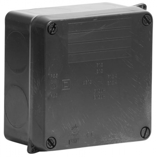 Wiska WIB1 Weatherproof Junction Box Black IP66 815N