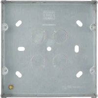 BG HGS68-01 Metal Back Box 6 + 8 Gang Grid 47mm