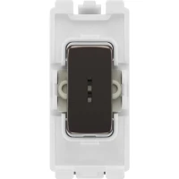 BG RBN12KY Grid Key Switch 2 Way SP 20AX Black Nickel