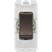 BG RBN12 Grid Switch 2 Way SP 20AX Black Nickel