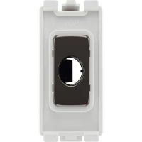 BG RBNFLEX Grid Flex Outlet Black Nickel