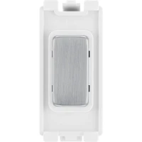 BG RBSBLNK Grid Blank Module Brushed Steel