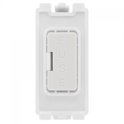 BG RFUSE Grid Fused Outlet White